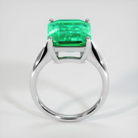 7.30 Ct. Emerald Ring, Platinum 950 3