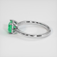 1.01 Ct. Emerald Ring, Platinum 950 4