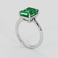 3.50 Ct. Emerald Ring, Platinum 950 2