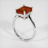 4.55 Ct. Gemstone Ring, Platinum 950 2