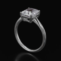 2.00 Ct. Gemstone Ring, Platinum 950 2