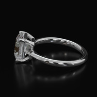 2.00 Ct. Gemstone Ring, Platinum 950 4