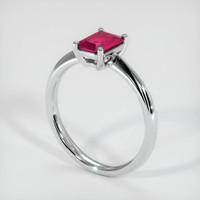 1.08 Ct. Ruby Ring, Platinum 950 2