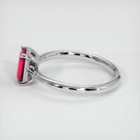 0.98 Ct. Ruby Ring, Platinum 950 4