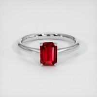 1.46 Ct. Ruby Ring, Platinum 950 1