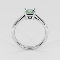 1.10 Ct. Bluish Green Sapphire Ring, Platinum 950 3