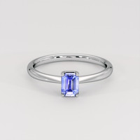 1.01 Ct. Violet Sapphire Ring, Platinum 950 1