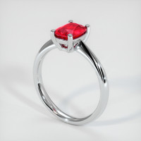 Ruby Ring 1.32 Ct., Platinum 950 Preview