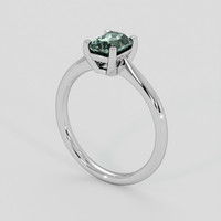 1.15 Ct. Green Sapphire Ring, Platinum 950 2