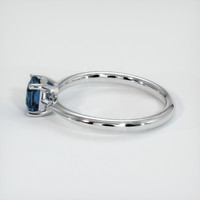 0.83 Ct. Sapphire Ring, Platinum 950 4