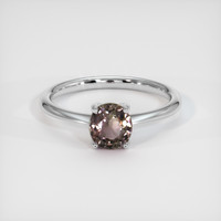 0.99 Ct. Brown Sapphire Ring, Platinum 950 1