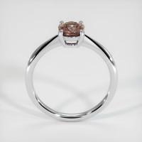 0.99 Ct. Brown Sapphire Ring, Platinum 950 3