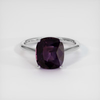 4.30 Ct. Purple Sapphire Ring, Platinum 950 1