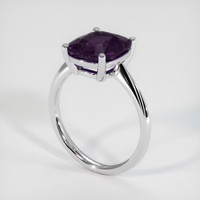 4.30 Ct. Purple Sapphire Ring, Platinum 950 2