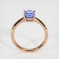 2.01 Ct. Blue Sapphire Ring, 14K Rose Gold 3