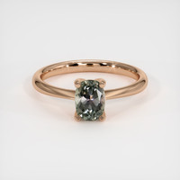0.64 Ct. Bi Color Sapphire Ring, 14K Rose Gold 1