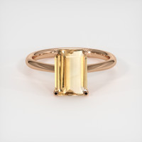 2.94 Ct. Gemstone Ring, 14K Rose Gold 1