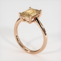 2.94 Ct. Gemstone Ring, 14K Rose Gold 2