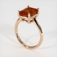 4.55 Ct. Gemstone Ring, 14K Rose Gold 2