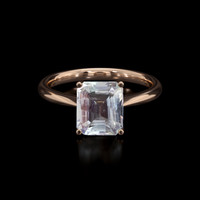 2.00 Ct. Gemstone Ring, 14K Rose Gold 1