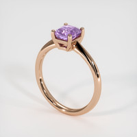 1.41 Ct. Sapphire Ring, 14K Rose Gold 2