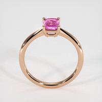 1.21 Ct. Pink Sapphire Ring, 14K Rose Gold 3