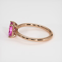 1.21 Ct. Pink Sapphire Ring, 14K Rose Gold 4