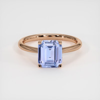 2.51 Ct. Sapphire Ring, 14K Rose Gold 1