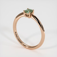 0.31 Ct. Sapphire Ring, 14K Rose Gold 2