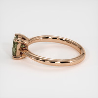 0.64 Ct. Bi Color Sapphire Ring, 18K Rose Gold 4