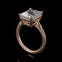 4.74 Ct. Gemstone Ring, 18K Rose Gold 2