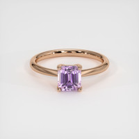 1.41 Ct. Sapphire Ring, 18K Rose Gold 1