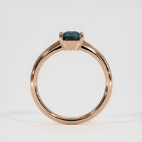 2.09 Ct. Blue Sapphire Ring, 18K Rose Gold 3