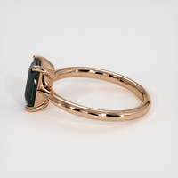 2.09 Ct. Blue Sapphire Ring, 18K Rose Gold 4