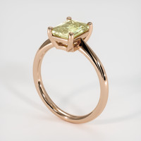 1.99 Ct. Yellow Sapphire Ring, 18K Rose Gold 2