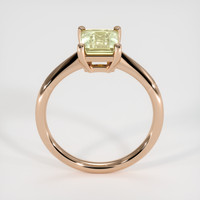 1.99 Ct. Yellow Sapphire Ring, 18K Rose Gold 3