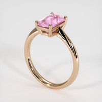 2.13 Ct. Sapphire Ring, 18K Rose Gold 2