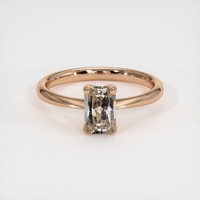0.65 Ct. Sapphire Ring, 18K Rose Gold 1
