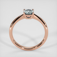 0.59 Ct. Greyish Blue Sapphire Ring, 18K Rose Gold 3