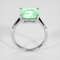 4.16 Ct. Emerald Ring, Silver 3