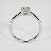 0.85 Ct. Green Sapphire Ring, Silver 3