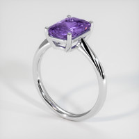 2.67 Ct. Purple Spinel Ring, 10K White Gold 2