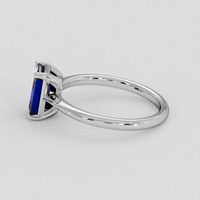 1.72 Ct. Blue Sapphire Ring, 10K White Gold 4