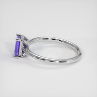 1.17 Ct. Bi Color Sapphire Ring, 10K White Gold 4