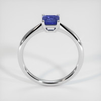 0.96 Ct. Blue Sapphire Ring, 10K White Gold 3