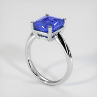 3.44 Ct. Sapphire Ring, 14K White Gold 2