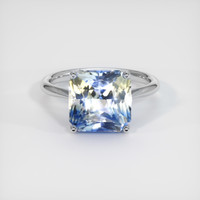 5.04 Ct. Sapphire Ring, 14K White Gold 1