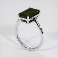 4.45 Ct. Gemstone Ring, 14K White Gold 2