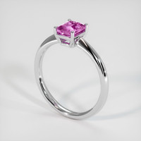 1.04 Ct. Sapphire Ring, 14K White Gold 2