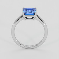 2.58 Ct. Blue Sapphire Ring, 14K White Gold 3